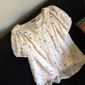 roz & Ali top.  NEVER WORN Size 1x -polyester